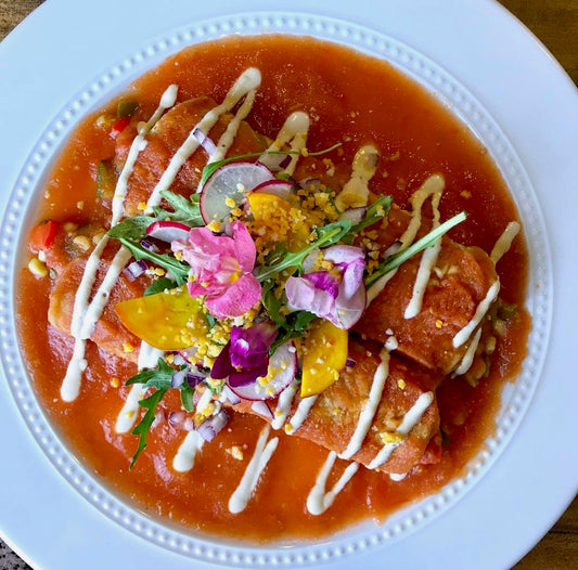 Loaded Veggie Enchiladas